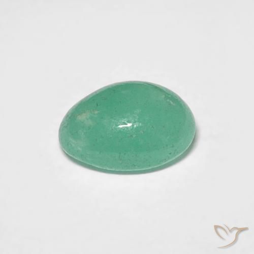 0.75克拉天然翠，椭圆形，半透明