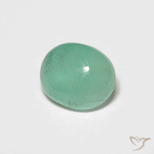 0.67克拉天然翠，椭圆形，半透明