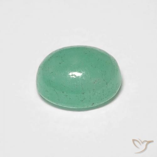 0.78克拉天然翠，椭圆形，半透明