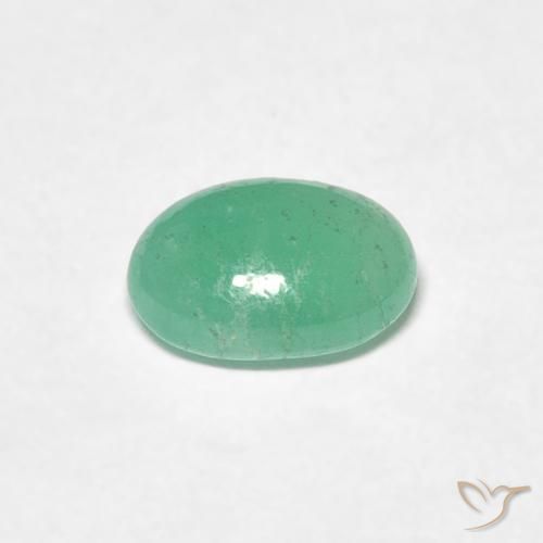 0.79克拉天然翠，椭圆形，半透明