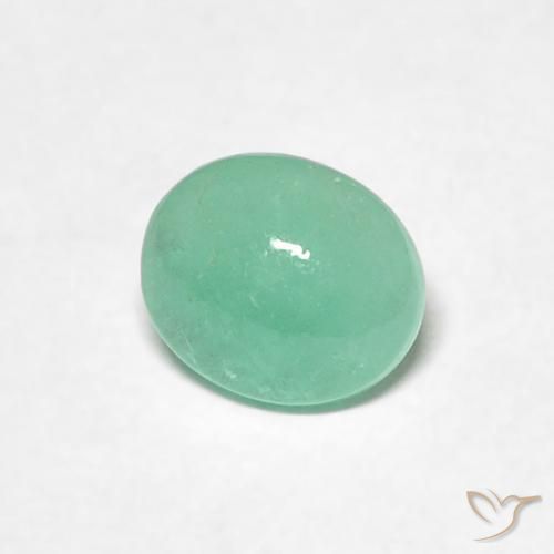 0.53克拉天然翠，椭圆形，半透明