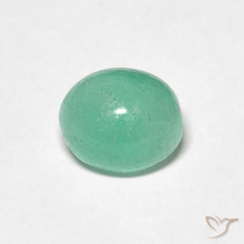 0.93克拉天然翠，椭圆形，半透明
