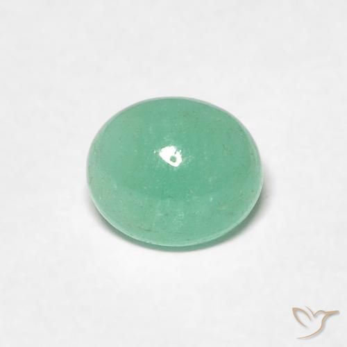0.72克拉天然翠，椭圆形，半透明