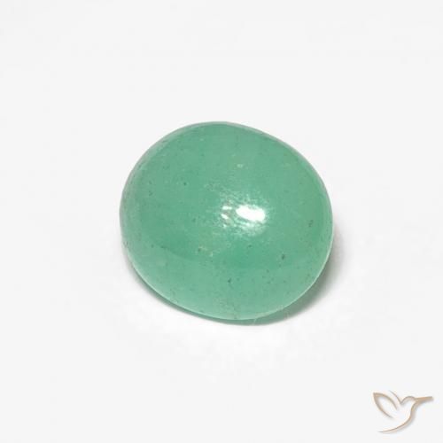0.80克拉天然翠，椭圆形，半透明