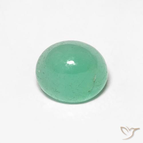 0.92克拉天然翠，椭圆形，半透明