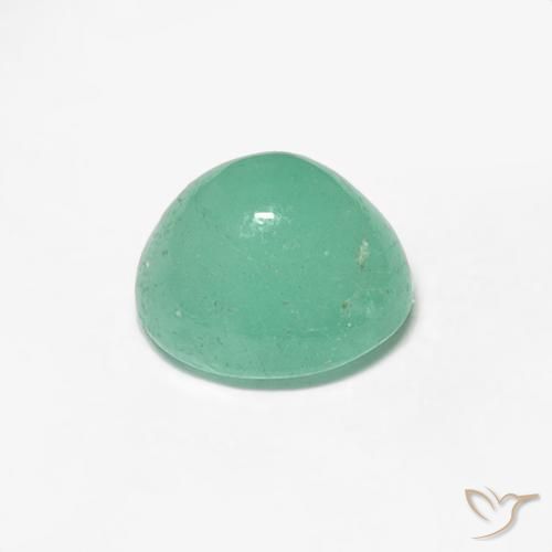 0.92克拉天然翠，椭圆形，半透明