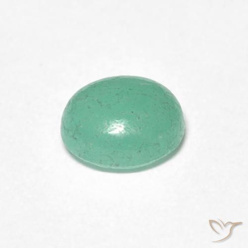 0.70克拉天然翠，椭圆形，半透明