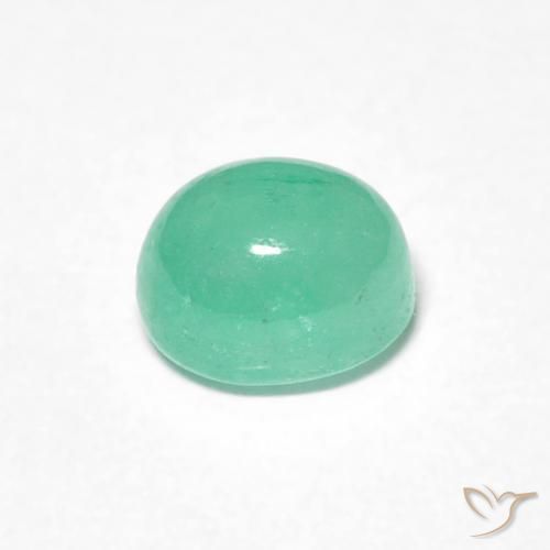 0.78克拉天然翠，椭圆形，半透明