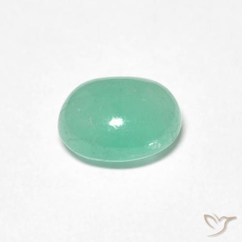 1.22克拉天然翠，椭圆形，半透明