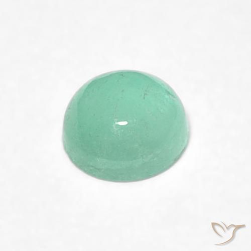0.29克拉天然翠，圆形的，半透明