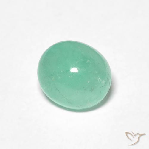 1.12克拉天然翠，椭圆形，半透明
