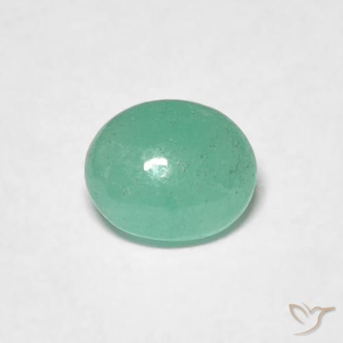 0.56克拉天然翠，椭圆形，半透明