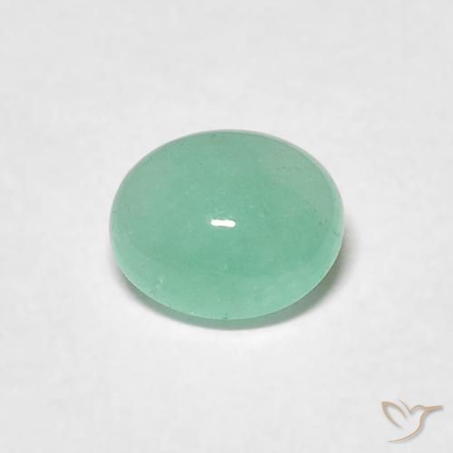 0.54克拉天然翠，椭圆形，半透明