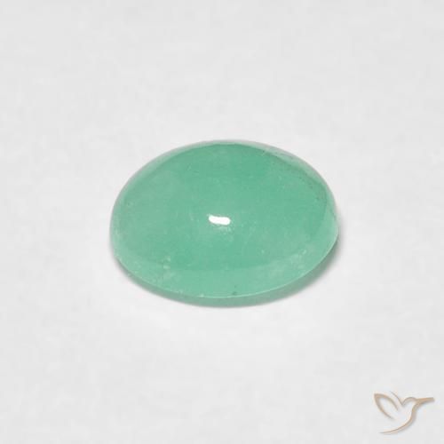 0.54克拉天然翠，椭圆形，半透明