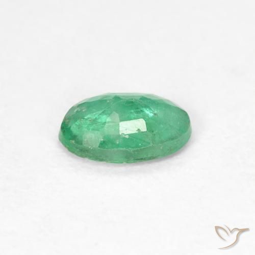 0.42克拉天然翠，椭圆形，SI