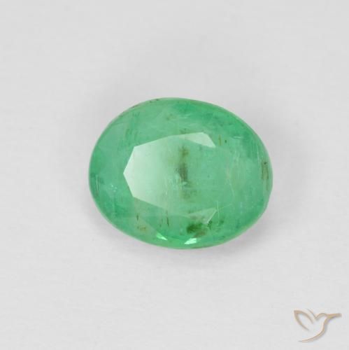 0.67克拉天然翠，椭圆形，SI