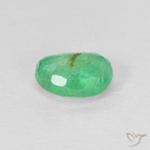 0.67克拉天然翠，椭圆形，SI