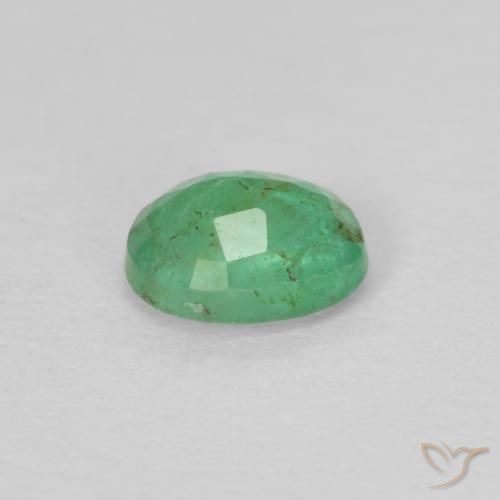 0.31克拉天然翠，椭圆形，VS-SI