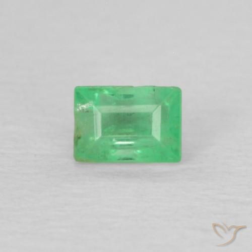 0.21克拉天然翠，狭长方形，SI-I1