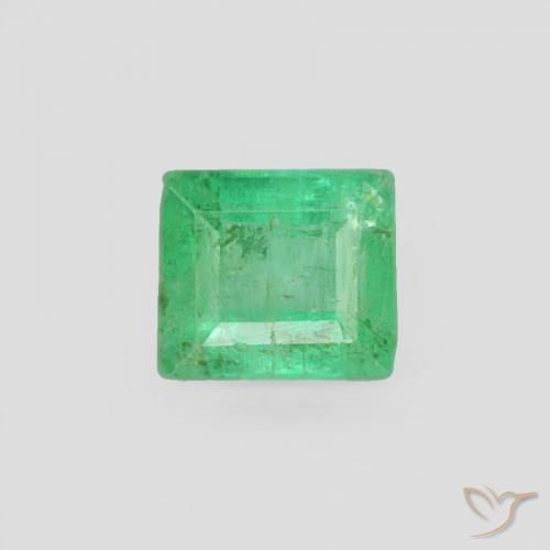 0.19克拉天然翠，狭长方形，SI