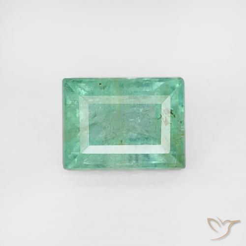 0.27ct 天然 开心果绿 翠, 狭长方形, SI