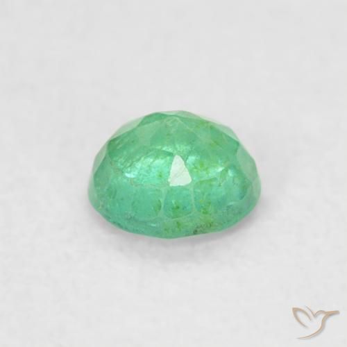 0.17克拉天然翠，圆形的，SI