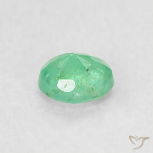 0.17克拉天然翠，圆形的，SI
