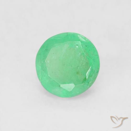 0.17克拉天然翠，圆形的，SI