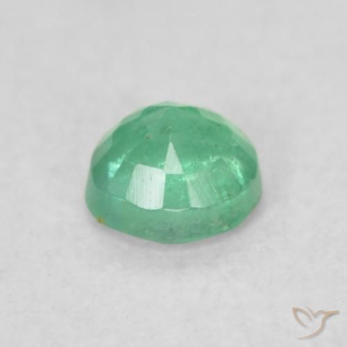 0.19克拉天然翠，圆形的，SI