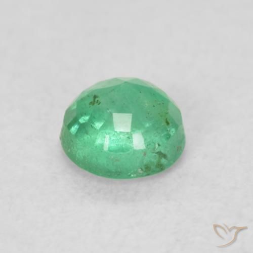 0.20克拉天然翠，圆形的，SI
