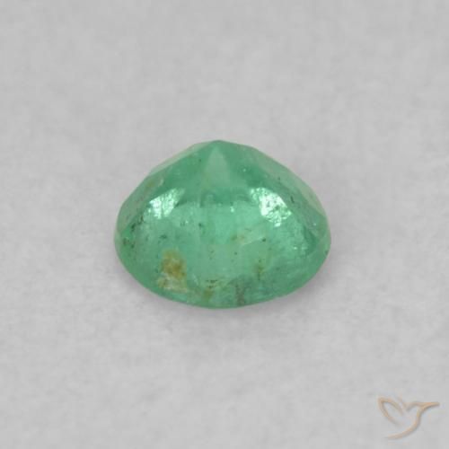 0.16克拉天然翠，圆形的，SI