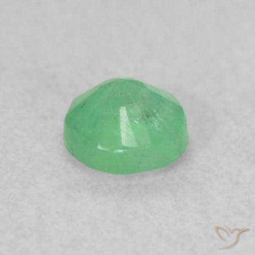 0.19克拉天然翠，圆形的，SI