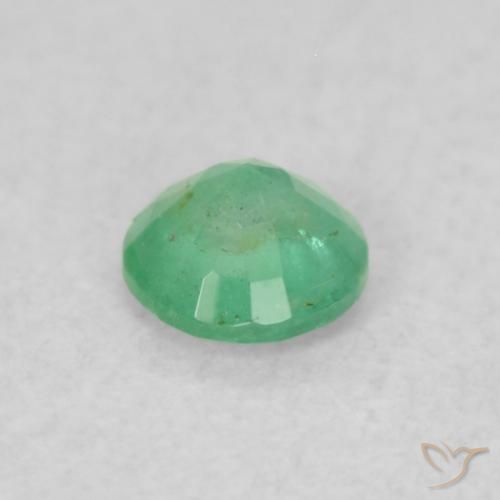 0.16克拉天然翠，圆形的，SI