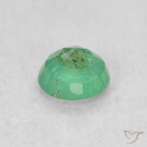 0.18克拉天然翠，圆形的，SI