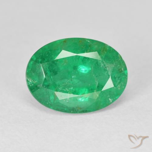 3.92ct 天然 暖绿 翠, 椭圆形, VS-SI