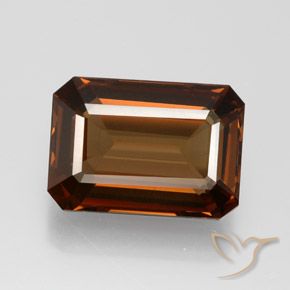 6.69ct 天然 红棕色 顽辉石, 祖母绿式切割, VVS