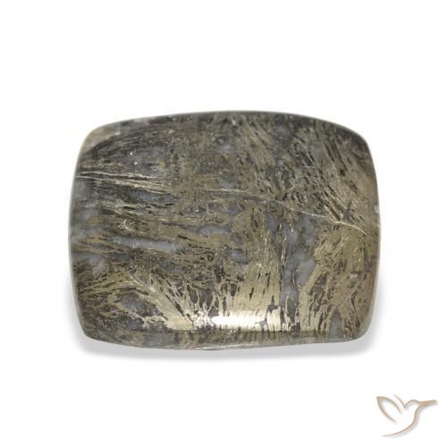 36.40克拉天然Feather Pyrite，软垫，不透明
