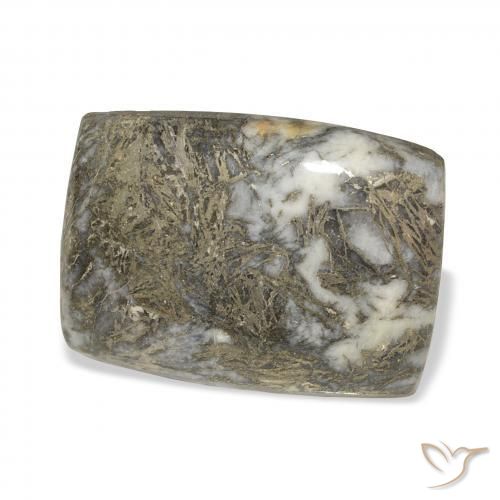 37.54克拉天然Feather Pyrite，软垫，不透明