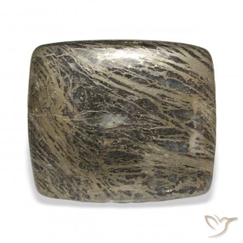 32.15克拉天然Feather Pyrite，软垫，不透明