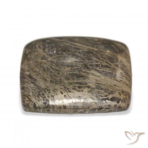 32.15克拉天然Feather Pyrite，软垫，不透明
