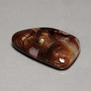 11.86克拉天然多色火玛瑙，透明，22.7×13.8毫米，透明/半透明