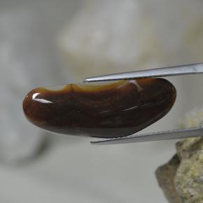 10.02克拉天然多色火玛瑙，异形，26.4×9.7毫米，半透明