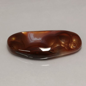 7.56克拉天然多色火玛瑙，透明，22.1×10.3毫米，透明/半透明