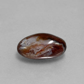 2.17克拉天然多色火玛瑙，异形，10.8×6.4毫米，不透明