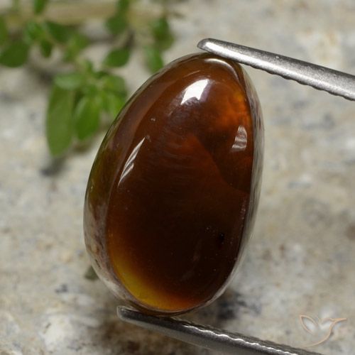 4.95ct 天然 彩色 火玛瑙, 花式切割, 半透明