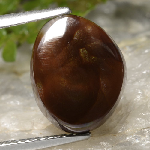 4.28克拉天然火玛瑙，异形，半透明