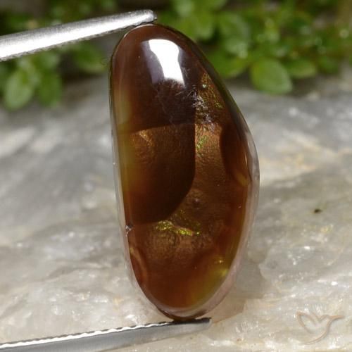 7.02ct 天然 彩色 火玛瑙, 花式切割, 半透明