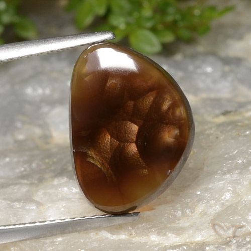 4.54ct 天然 彩色 火玛瑙, 花式切割, 半透明