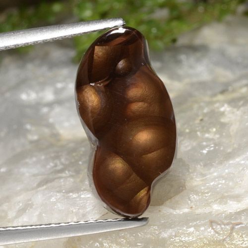 5.47ct 天然 彩色 火玛瑙, 花式切割, 半透明