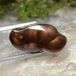 5.47克拉天然火玛瑙，花式切割，半透明